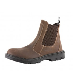 Hoge veiligheidsschoen zonder veters S3