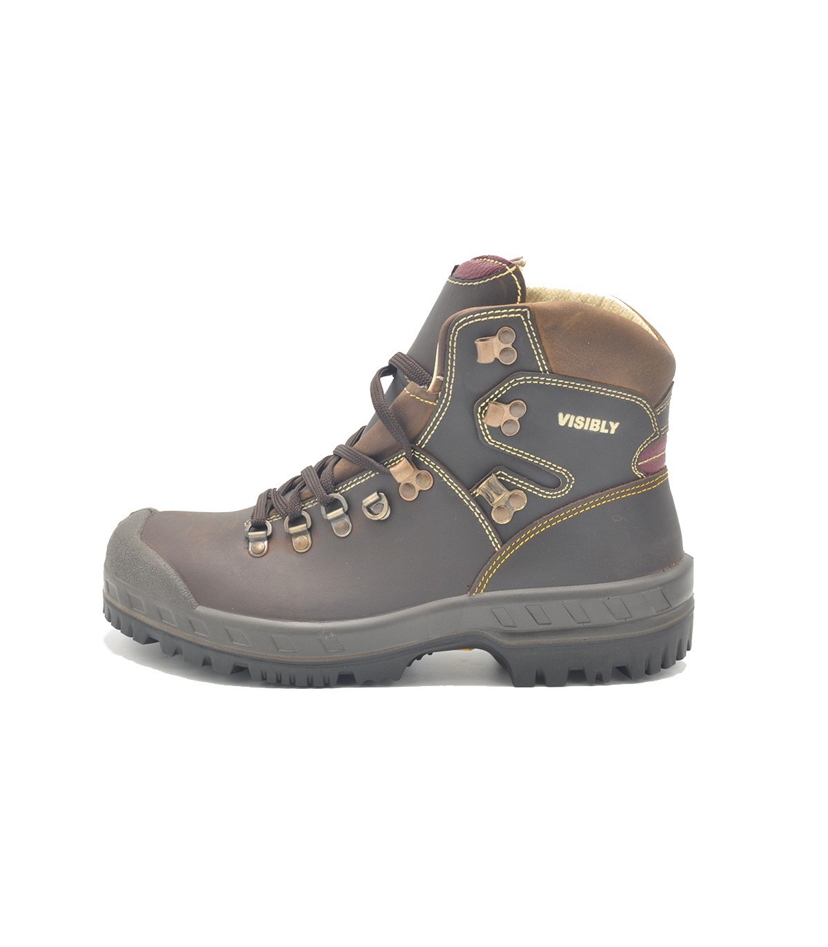 Chaussures de randonnée sécuritaires basses Altra Shield CSA à bouts en  acier pour hommes, protection aux talons et aux orteils, brun