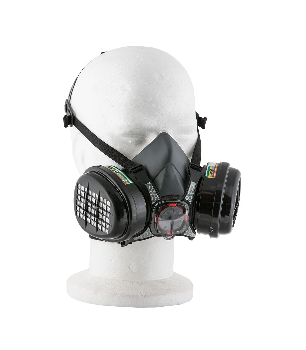 Masque respiratoire avec filtres ABEK1P3R Force 8 taille M cartouches