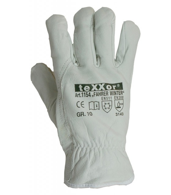 Gants de maitrise en cuir pleine fleur (la paire