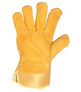 Gant cuir croûte thermique