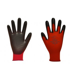 Gant tricot fin enduction polyurethane