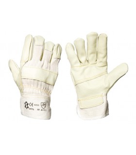 Handschoen leder bekleed ECO