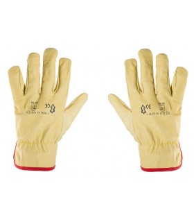 Gant de sécurité en cuir thermique Eco jaune