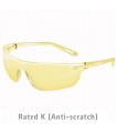 Veiligheidsbril stealth 16G amber