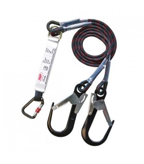Longe anti-chutes Pioneer double mousqueton - 2 mètres